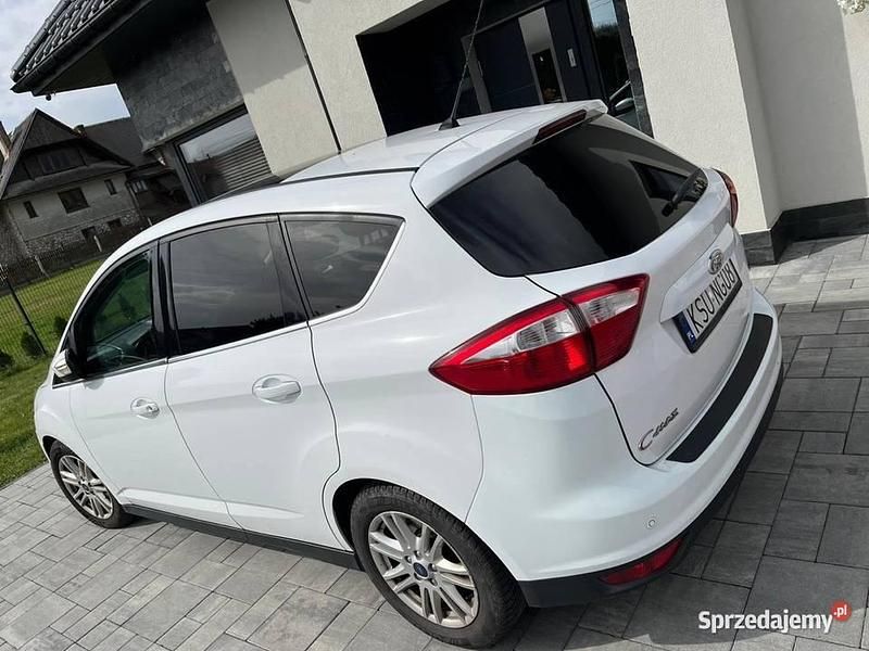 Biały Używany 2014 Ford C-MAX Minivan | 26 900 zł (Uczciwa cena) - Obraz 1/4