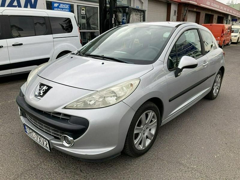 Srebrny (metalik) Używany 2007 Peugeot 207 Hatchback | 3990 zł - Obraz 1/4