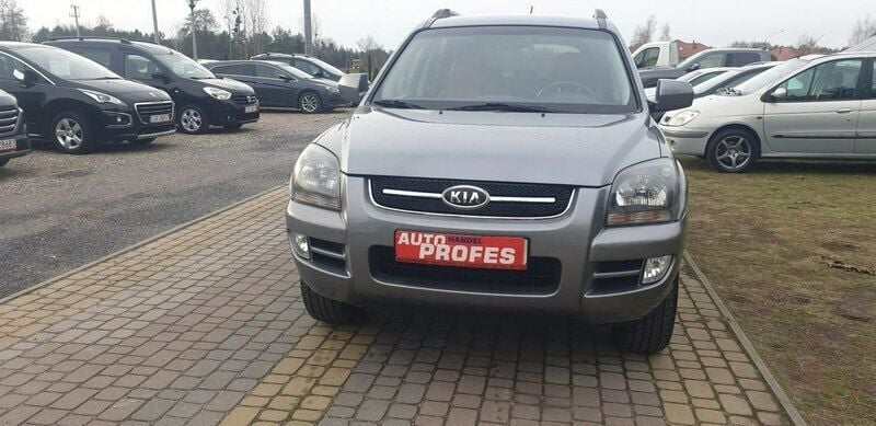 Szary (metalik) Używany 2008 Kia Sportage 2 SUV | 20 900 zł (Uczciwa cena) - Obraz 1/4
