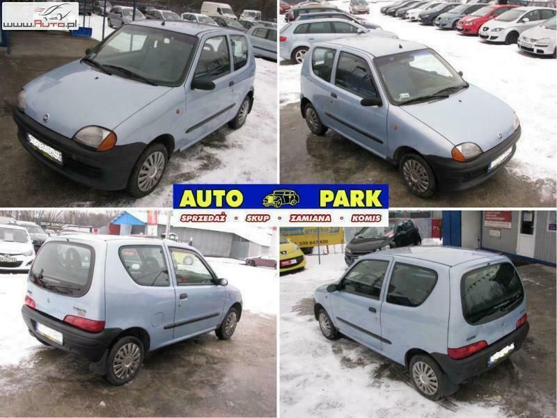 Używany Fiat Seicento 40 KM (29 kW) 2001 Niebieski jasny (metalik) Hatchback