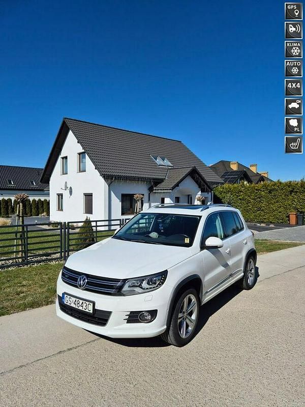 Biały Używany 2013 VW Tiguan Style SUV | 55 900 zł (Uczciwa cena) - Obraz 1/4