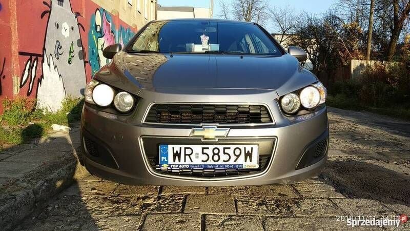 Szary Używany 2010 Chevrolet Aveo Hatchback | 13 500 zł - Obraz 1/4