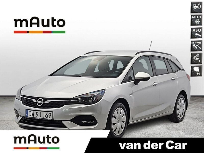 Srebrny Używany 2020 Opel Astra GS Line Kombi | 45 900 zł (Uczciwa cena) - Obraz 1/4