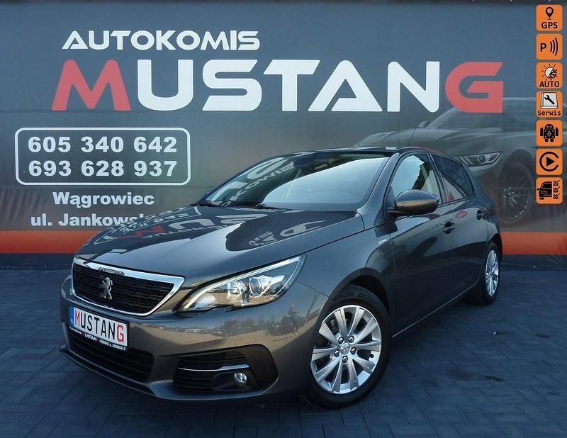 Grafitowy (metalik) Używany 2019 Peugeot 308 Hatchback | 43 900 zł (Uczciwa cena) - Obraz 1/4