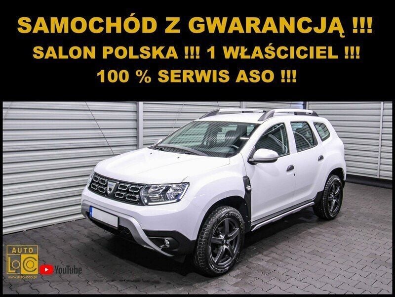 Biały (metalik) Używany 2020 Dacia Duster SUV | 43 333 zł (Uczciwa cena) - Obraz 1/4