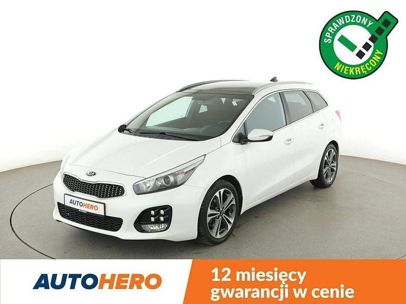 Biały Używany 2017 Kia Ceed GT GT-Line Kombi | 42 200 zł - Obraz 1/3