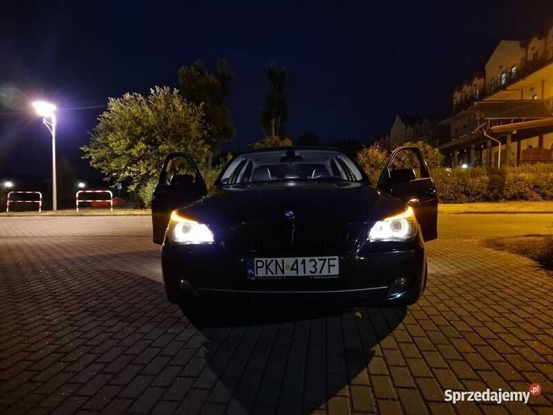 Używany BMW 530 2008 Czarny Sedan/Limuzyna