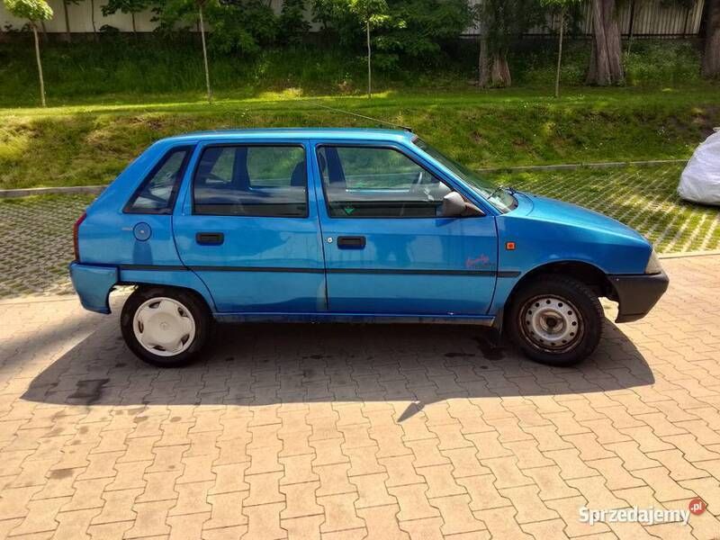 Niebieski Używany 1996 Citroën AX Hatchback | 3800 zł - Obraz 1/4