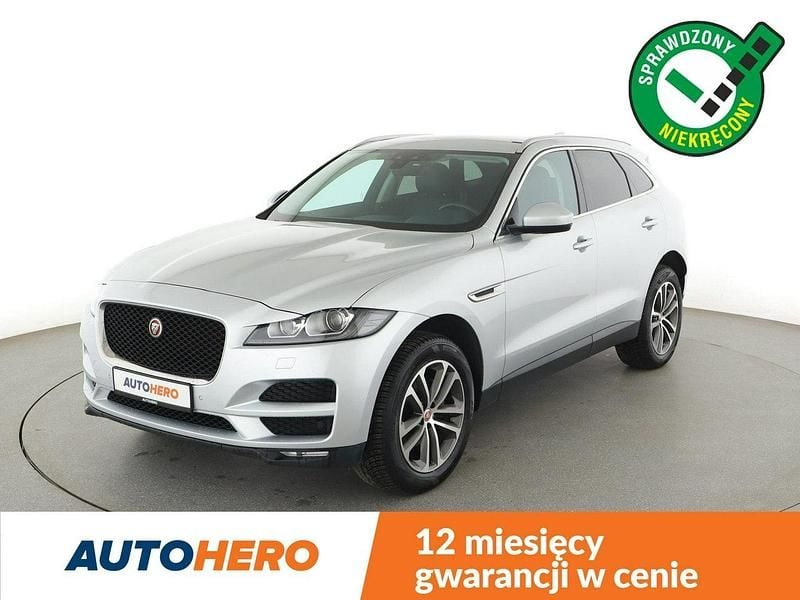 Srebrny Używany 2019 Jaguar F-Pace SUV | 79 900 zł (Super Cena) - Obraz 1/3