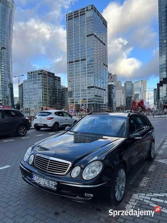 Czarny Używany 2005 Mercedes 320 Avantgarde Kombi | 21 500 zł - Obraz 1/4