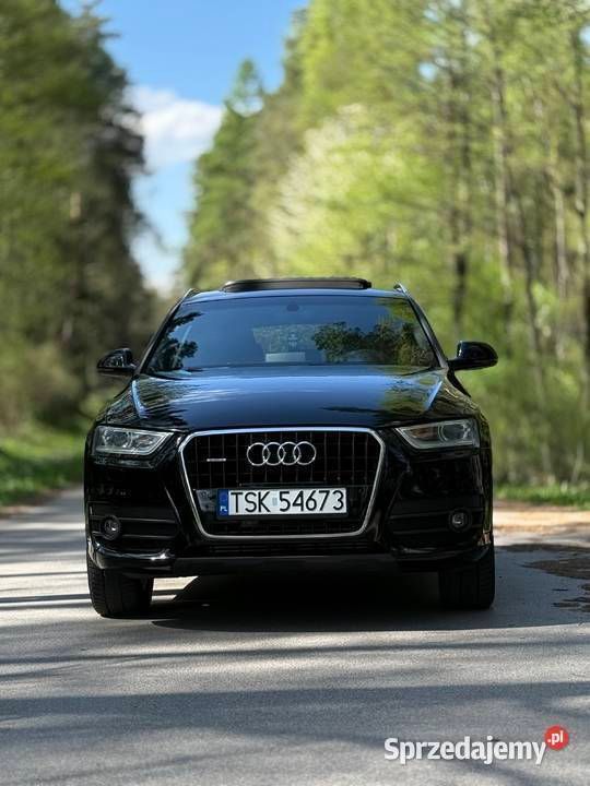 Czarny Używany 2015 Audi Q3 Comfort SUV | 63 500 zł (Uczciwa cena) - Obraz 1/4