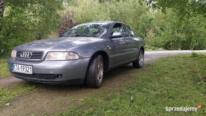Szary Używany 1999 Audi A4 Sedan/Limuzyna | 4900 zł (Dobra cena) - Obraz 1/4