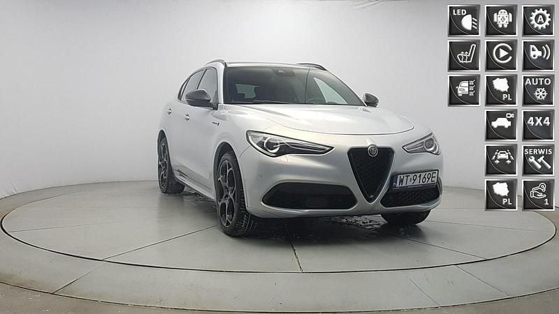 Używany Alfa Romeo Stelvio Ti 280 KM (205 kW) 2021 Szary SUV