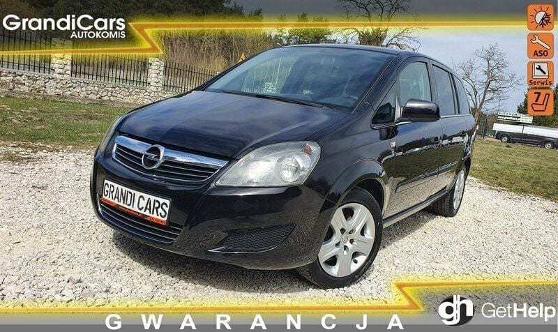 Czarny (metalik) Używany 2010 Opel Zafira Minivan | 15 999 zł (Uczciwa cena) - Obraz 1/4