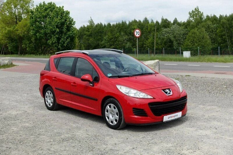 Czerwony Używany 2009 Peugeot 207 Kombi | 11 800 zł (Uczciwa cena) - Obraz 1/4