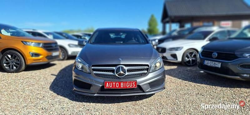 Szary Używany 2014 Mercedes A180 AMG Hatchback | 47 900 zł (Dobra cena) - Obraz 1/4