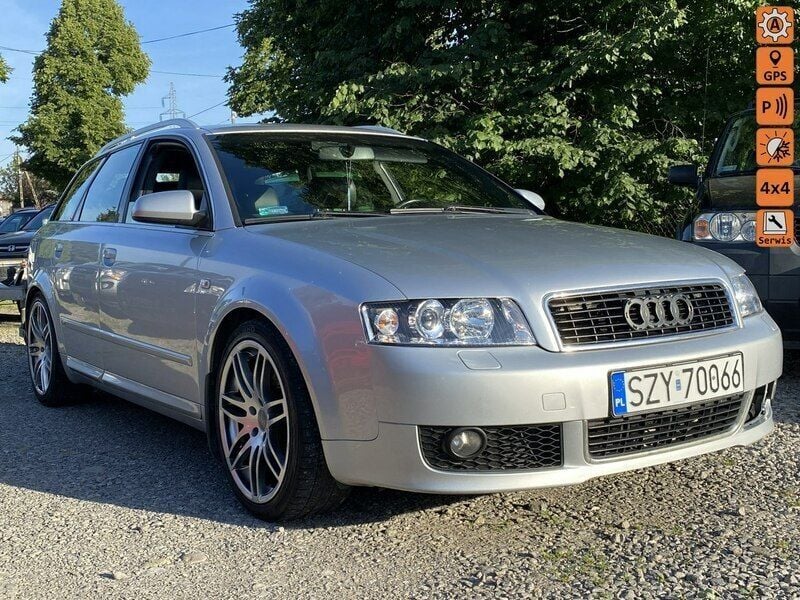 Srebrny Używany 2004 Audi A4 S-Line Sedan/Limuzyna | 19 900 zł (Drogi) - Obraz 1/4