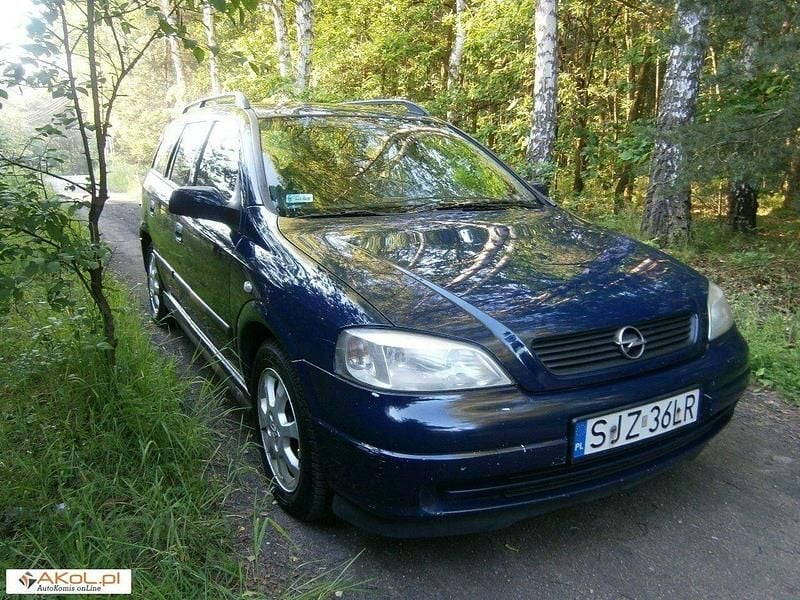 Niebieski ciemny (metalik) Używany 2001 Opel Astra Sedan/Limuzyna | 4900 zł - Obraz 1/1
