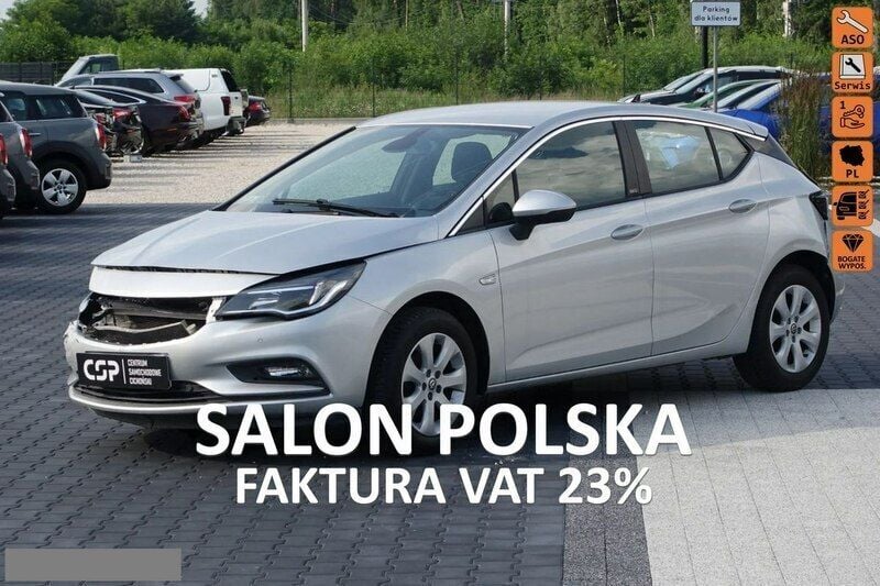 Srebrny (metalik) Używany 2019 Opel Astra Sedan/Limuzyna | 16 500 zł - Obraz 1/4