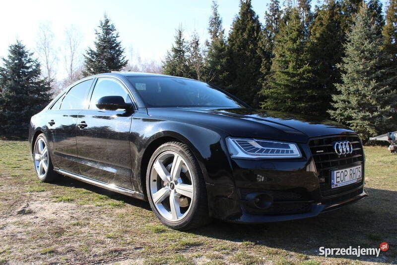 Czarny Używany 2016 Audi A8 Ambiente Sedan/Limuzyna | 135 900 zł (Uczciwa cena) - Obraz 1/4
