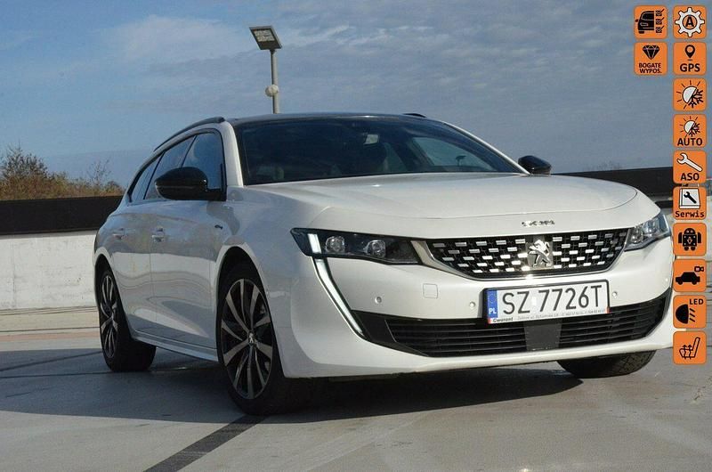 Biały Używany 2019 Peugeot 508 GT-line Kombi | 81 900 zł (Drogi) - Obraz 1/4