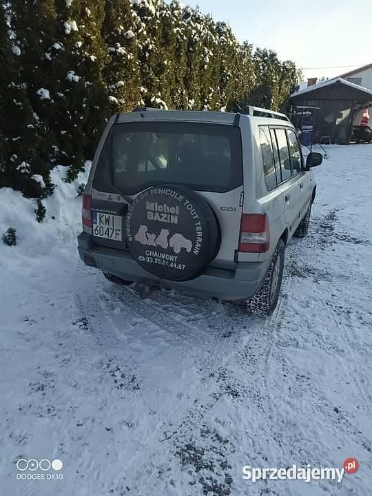 Srebrny Używany 2001 Mitsubishi Pajero SUV | 15 900 zł - Obraz 1/4