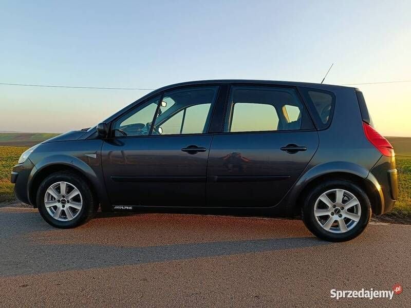 Szary Używany 2008 Renault Scénic II Minivan | 14 900 zł - Obraz 1/4