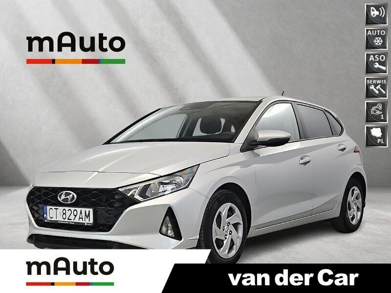 Srebrny Używany 2022 Hyundai i20 Pure Hatchback | 56 900 zł (Uczciwa cena) - Obraz 1/4