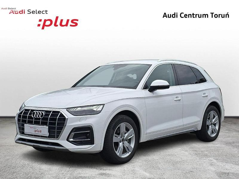 Biały Używany 2022 Audi Q5 Comfort SUV | 154 900 zł (Dość drogi) - Obraz 1/4