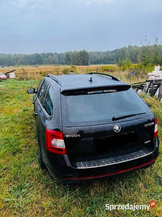 Używany Skoda Octavia RS 2015 Czarny Sedan/Limuzyna