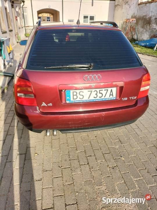 Czerwony Używany 1999 Audi A4 Sedan/Limuzyna | 5000 zł (Uczciwa cena) - Obraz 1/4