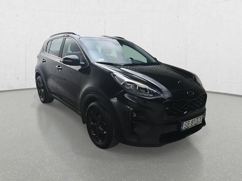 Czarny Używany 2021 Kia Sportage 2 SUV | 55 600 zł - Obraz 1/4