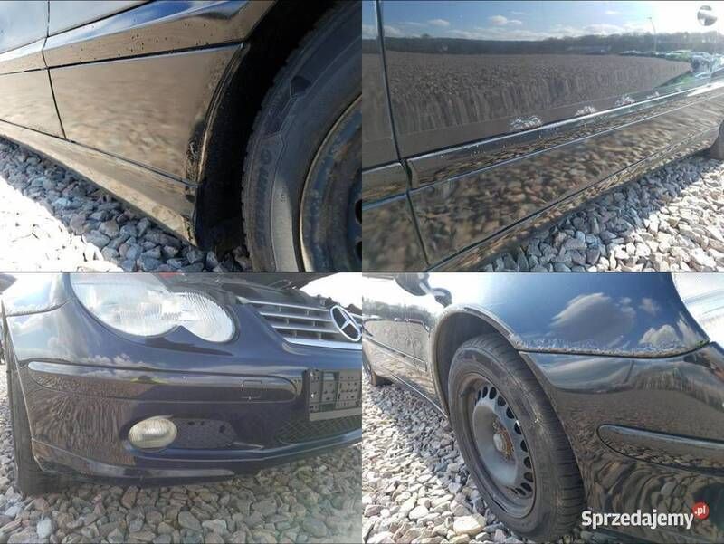 Używany Mercedes C180 2002 Czarny Coupe