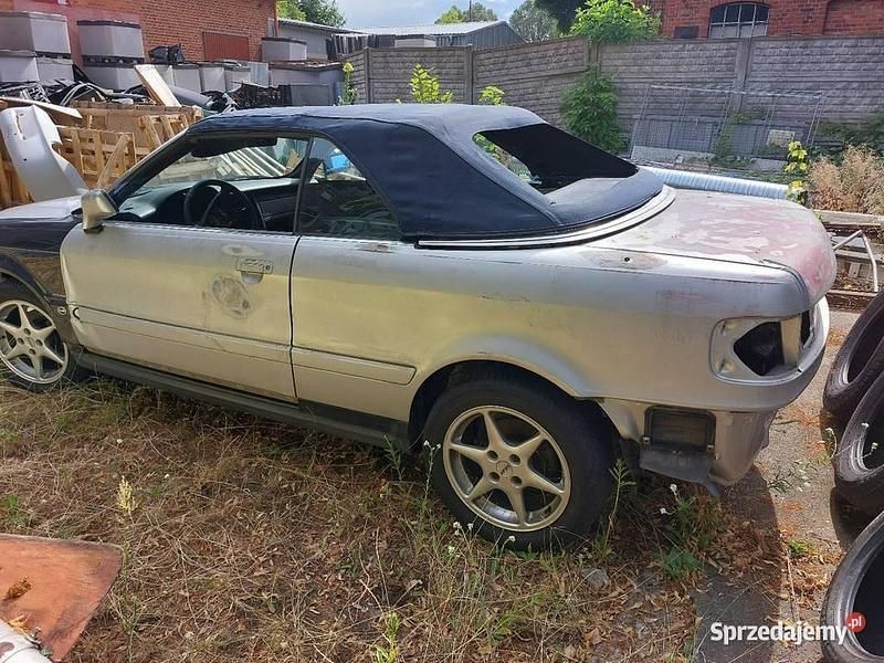 Srebrny Używany 1995 Audi 80 Kabriolet | 1850 zł - Obraz 1/4