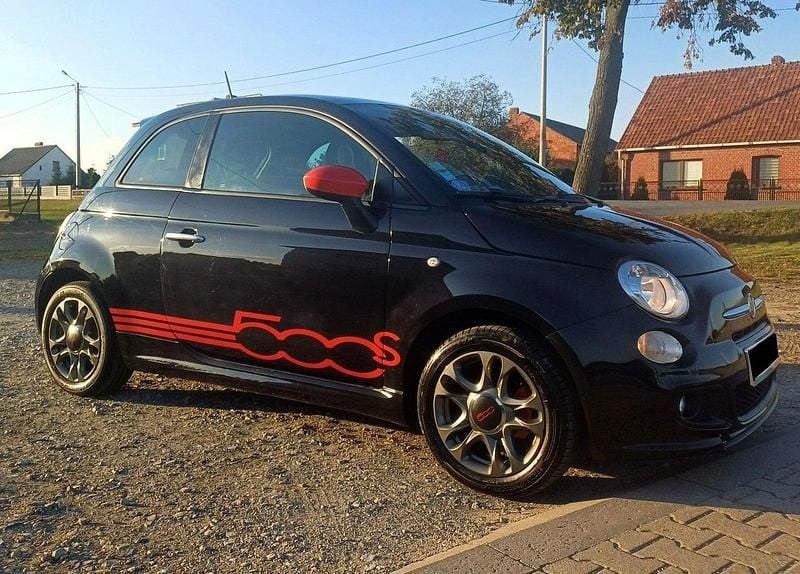 Czarny Używany 2015 Fiat 500 S Hatchback | 24 900 zł (Dobra cena) - Obraz 1/4