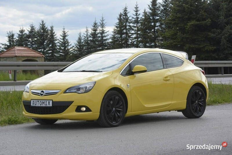 Żółty Używany 2017 Opel Astra GTC OPC Hatchback | 32 300 zł - Obraz 1/4