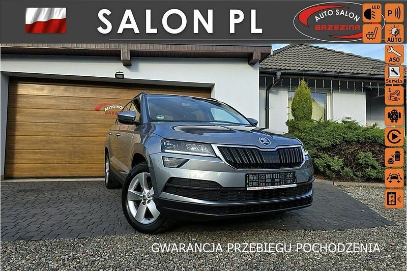 Szary Używany 2021 Skoda Karoq SUV | 87 900 zł (Uczciwa cena) - Obraz 1/4