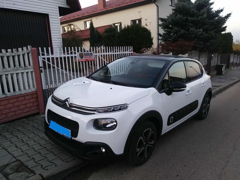 Biały Używany 2019 Citroën C3 PureTech Hatchback | 48 600 zł (Drogi) - Obraz 1/4