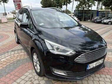 Czarny Używany 2016 Ford Grand C-Max Minivan | 39 900 zł (Uczciwa cena) - Obraz 1/4