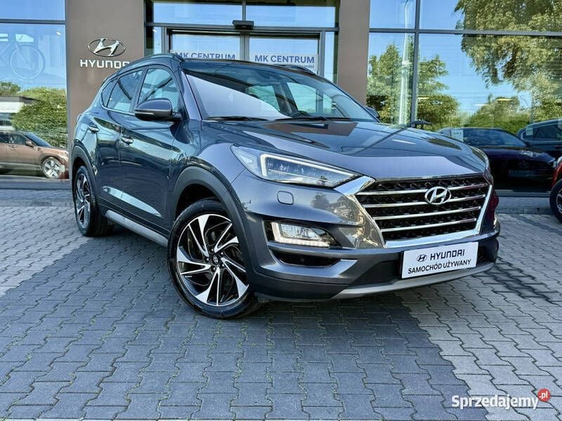 Szary Używany 2019 Hyundai Tucson Premium SUV | 99 900 zł (Dość drogi) - Obraz 1/4