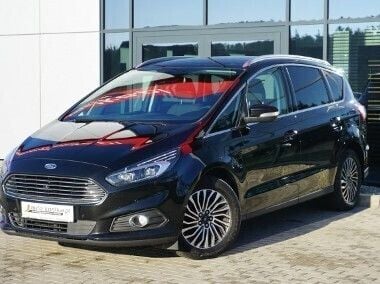 Czarny Używany 2019 Ford S-MAX S Minivan | 71 999 zł (Uczciwa cena) - Obraz 1/3