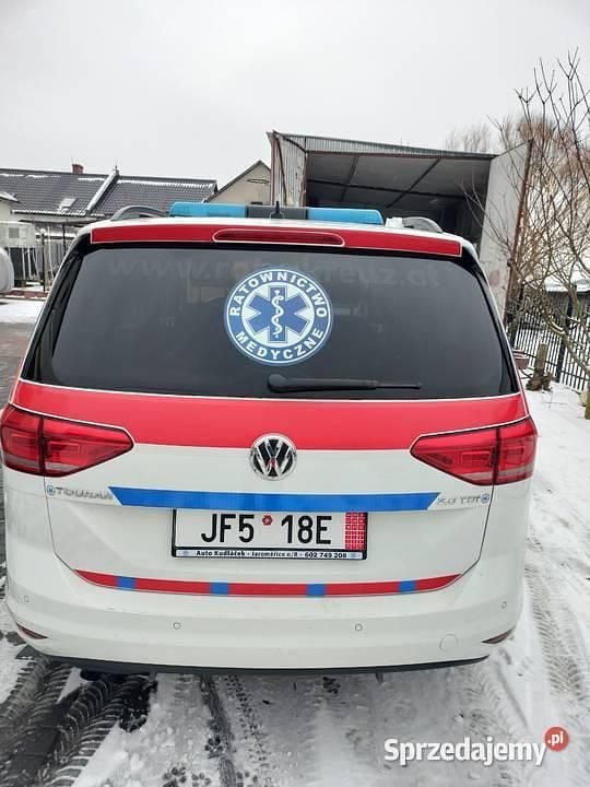 Używany VW Touran 2017 Biały Minivan