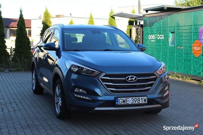 Niebieski Używany 2015 Hyundai Tucson SUV | 49 900 zł (Uczciwa cena) - Obraz 1/4