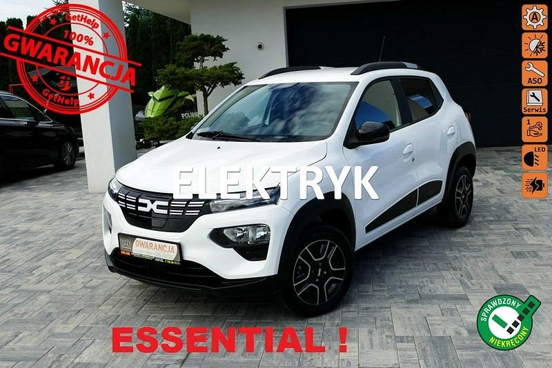 Biały Używany 2023 Dacia Spring Hatchback | 41 900 zł - Obraz 1/4