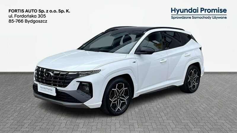 Biały (metalik) Używany 2022 Hyundai Tucson N Line SUV | 118 900 zł (Drogi) - Obraz 1/4