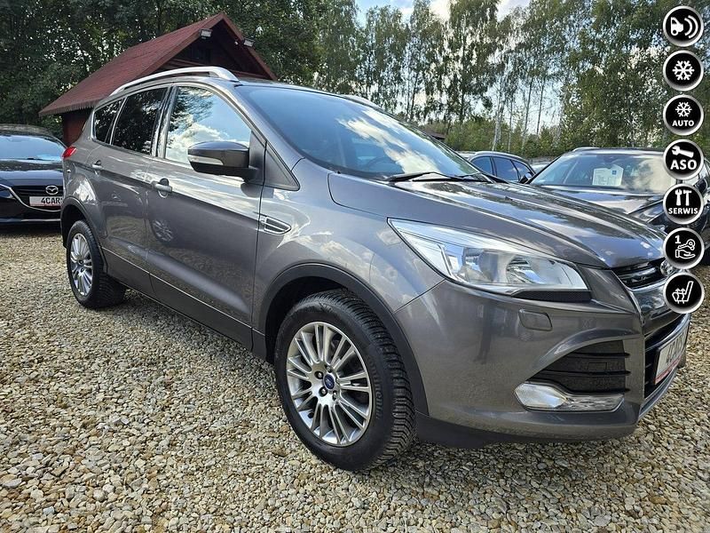 Szary (metalik) Używany 2014 Ford Kuga SUV | 45 000 zł (Uczciwa cena) - Obraz 1/4