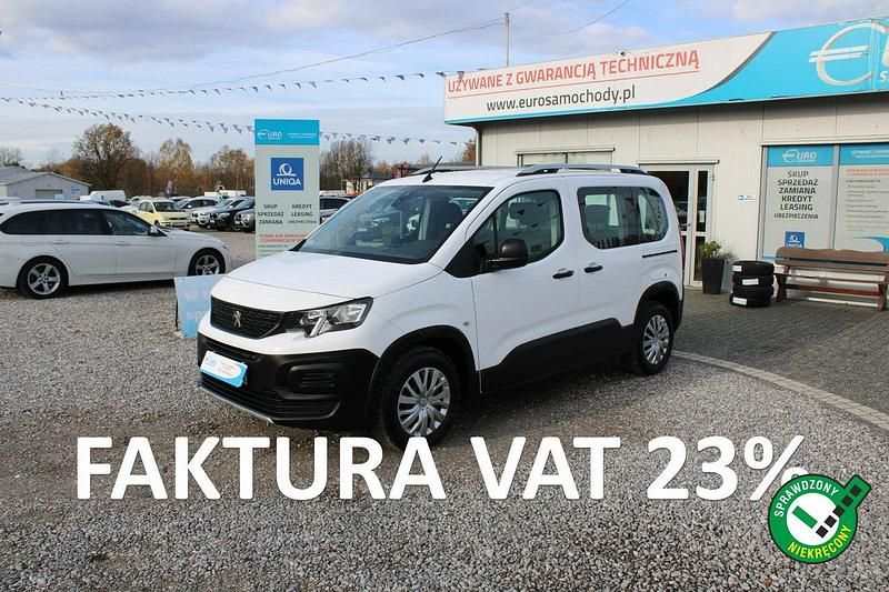 Biały Używany 2019 Peugeot Rifter Minivan | 37 804 zł (Super Cena) - Obraz 1/4