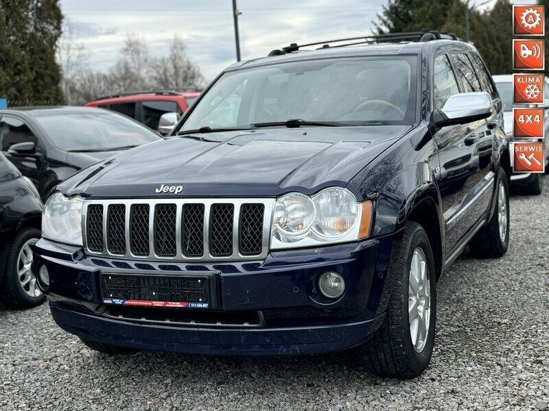 Szary Używany 2008 Jeep Grand Cherokee Overland SUV | 37 900 zł (Uczciwa cena) - Obraz 1/4