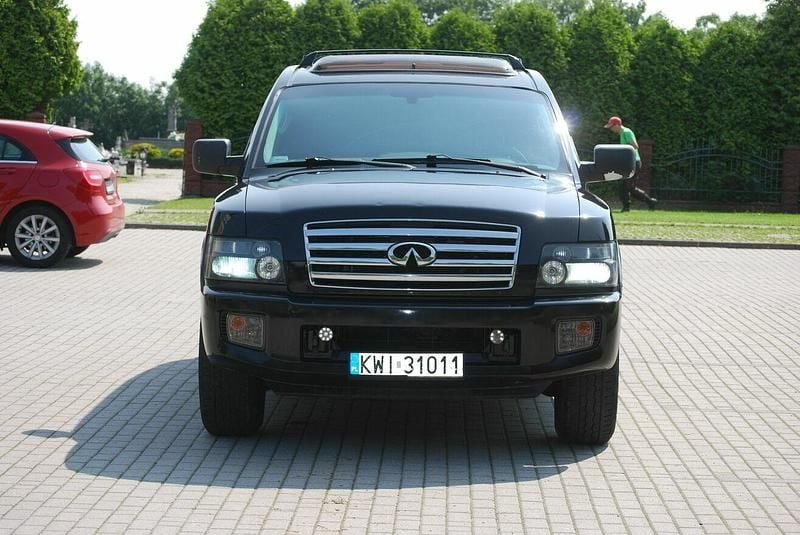 Czarny Używany 2005 Infiniti QX56 SUV | 46 999 zł - Obraz 1/4