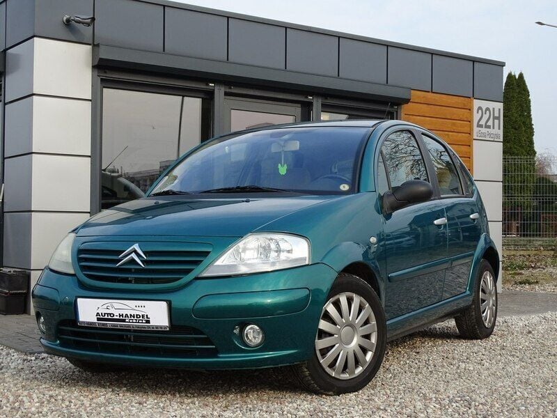 Zielony ciemny (metalik) Używany 2003 Citroën C3 Hatchback | 8900 zł (Uczciwa cena) - Obraz 1/4